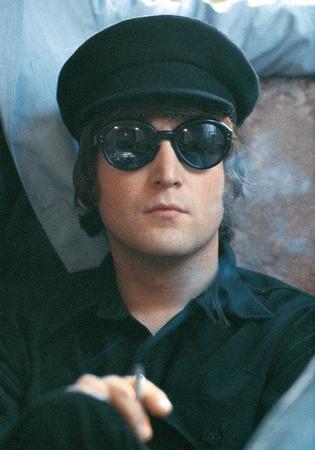 Jean-Marie Perier.
John Lennon. 
May, 1965. 
Hotel George V, Paris. 
©Jean-Marie Perier