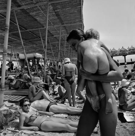 Sergey Tchilikov.
From the Beach series. 
2003. 
Collection of the Moscow House of photography