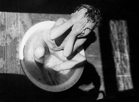 Alexander Rodchenko.
Bathing in Basin. 
1932
