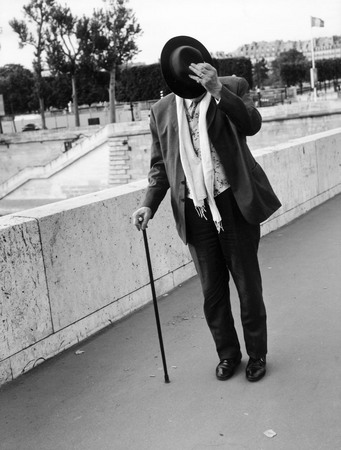 Francois-Marie Banier.
Pont Royal, Paris. 
2005