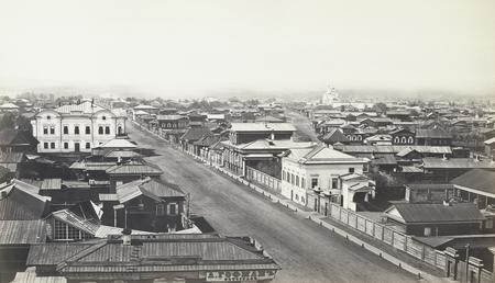 A. Gofman.
Panorama of Irkutsk. 
The end of XIX - beginning of XX century. 
Collection of the Moscow House of photography
