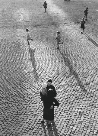 Pal-Nils Nilsson.
Piazza del Popolo, Rome. 
1950. 
© The Family of Pal-Nils Nilsson