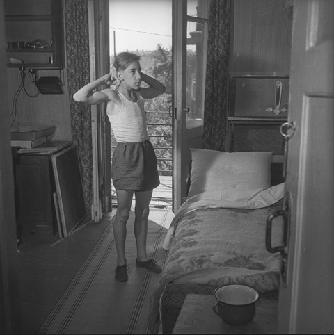 Neighbor Vovka. Morning in Moscow. 1956