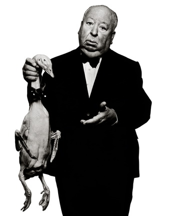 Albert Watson.
Alfred Hitchcock. Los Angeles. 1973