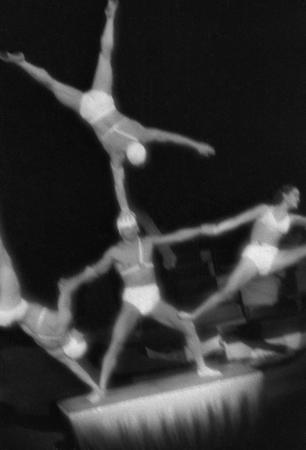Alexander Rodchenko.
Parterre acrobats. 
1937. 
Private collection