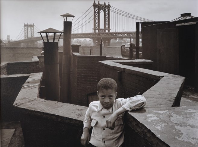Walter Rosenblum.
Boy on Roof. 1950.
Digital print.
Rosenblum Photography Archive