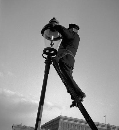 Эмиль Хейлборн.
Газовый фонарь Стокгольм. 
Начало 1930-х. 
© Семья автора