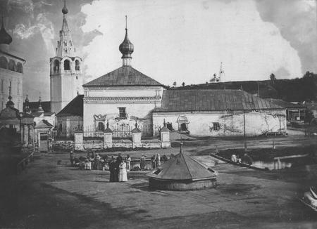 Unknown author.
Vyazniki. A market square. 
1870. 
Collection of the Vyazniki historical-art museum
