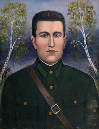 Panas Yarmolenko.
Portrait of Grigoriy Yurchenko. 
1940-ies.
Lidia Lykhach collection