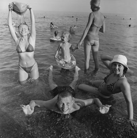 Sergey Tchilikov.
From the Beach series. 
2003. 
Collection of the Moscow House of photography