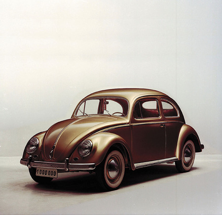 Millionth “Beetle”. 
1955. 
Volkswagen AG Archives