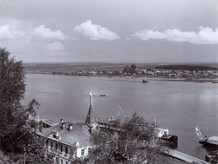S. A. Lobovikov.
View on the river Vyatka. 
The beginning of XX century. 
Collection of the Kirov regional art museum of Vasnetsov