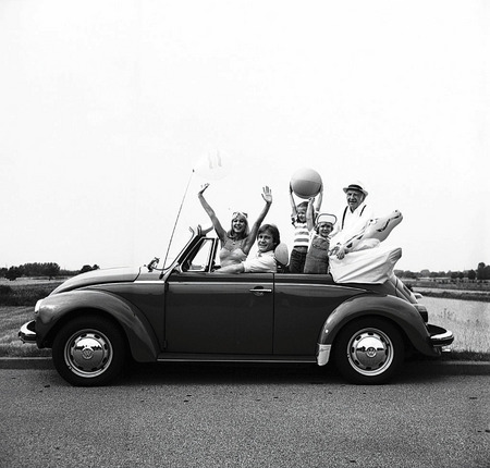 Open air with “Beetle”. 
1977. 
Volkswagen AG Archives