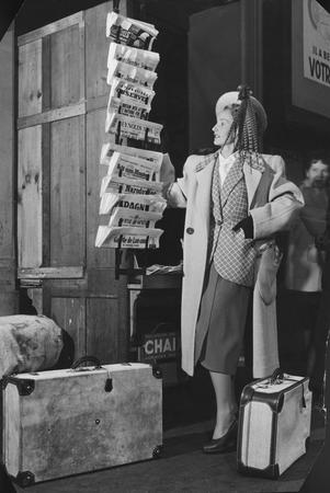 Ж.-Л. Муссан.
Варвара Раппонет в костюме от дома Hermes. 
1943