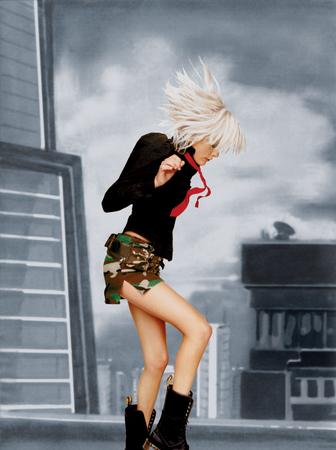 Диего Мерино.
Girls Kick Butt! 
Иллюстраторы: Мэргэрит Ван Кук и Джеймс Ромбергер; Стилист: Лари Тротт; Прически: Бок-Хи; Макияж: Сономи; Модели: Эльза и Фрида