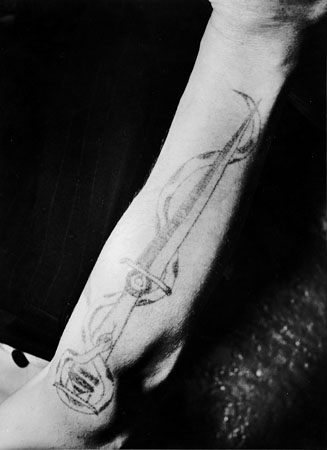 Robert Doisneau.
Tattoo. 
1950. 
Collection of the National Fund of Modern Art – FNAC, Paris