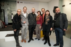 Ольга Свиблова, Георгий Кузнецов, Андрей Блохин и родители художников