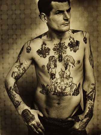 Sergey Vasiliev.
From “Tattoos” series, the end of 1980s. 
Vintage Gallery, Budapest
