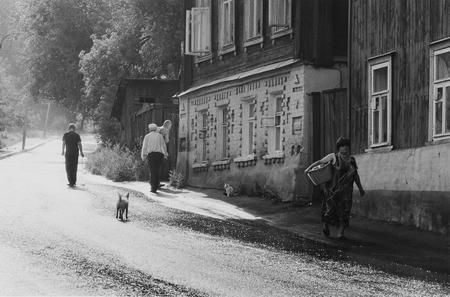 Alexander Tjagny-Rjadno.
Murom. Old street. Slope to the river Oka. 
2003