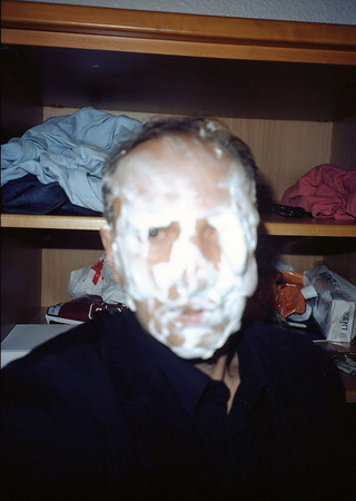 Sergey Bratkov.
Self-portrait with Gilette. 
2006