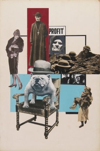 Lajos LENGYEL. Profit. circa 1930 collage.
Private collection