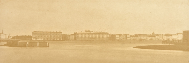 Ivan Bianchi.
St. Petersburg. View from Petersburg Embankment. Marble Palace, 1768-1785.
Architect: Antonio Rinaldi.
Albumen print, 1853.
© Jean Olaniszyn, Archivio Ivan Bianchi