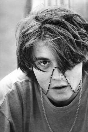 Francois-Marie Banier.
Johnny Depp, Le Brestalou. 
August, 1991