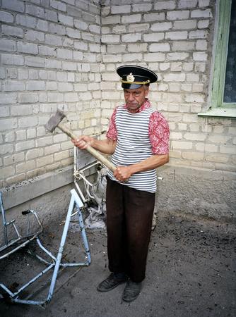 Sergey Bratkov.
From the Sailors series. 
2001. 
The gallery “Regina”