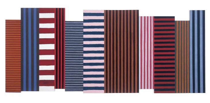 Sean Scully. Backs and Fronts, 1981.                         
Oil on linen. Courtesy of the artist © Sean Scully