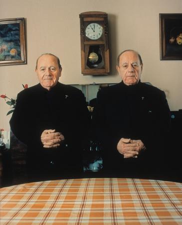 Dominique Delpeux.
From the Twins series. Henri and Yvan Pourcet. 
February, 1996. 
National Fund of the Modern art, FNAC, France