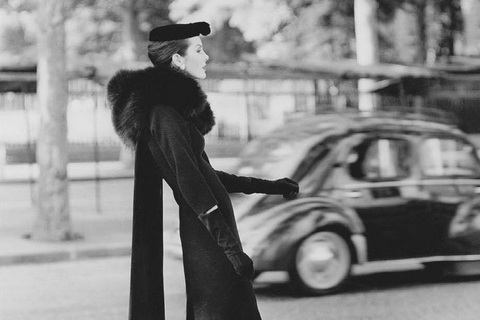 Генри Кларк. Anne Saint-Marie в Balenciaga для Vogue. Париж. 1955