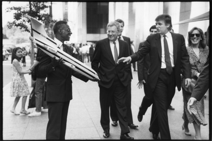Bill Cunningham
Chance Encounter: Donald Trump, May 25, 1989
© The Bill Cunningham Foundation, Courtesy Bruce Silverstein Gallery, New York