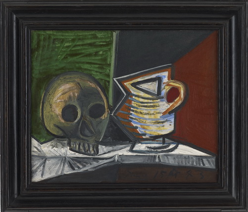 Pablo Picasso.
Nature morte au crâne et au pot.
1943.
Oil on canvas.
© Succession Picasso / DACS, London 2012.
Photography credit: Prudence Cuming Associates Ltd
