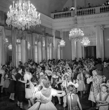 Dancing in the House of Culture. Leningrad. 1945