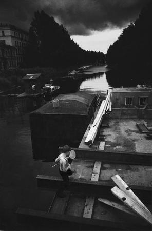 Boris Smelov.
Leningrad. Priazhka River. 
1975. 
The private collections, Saint-Petersburg